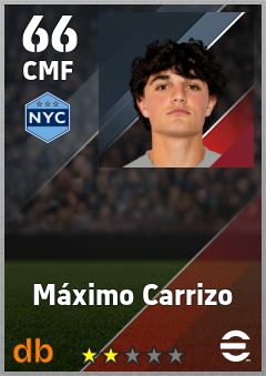 Máximo Carrizo — CMF, OVR 66, MAX 66