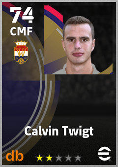 Calvin Twigt eFootball player card