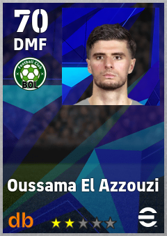 Oussama El Azzouzi — DMF, OVR 70, MAX 70
