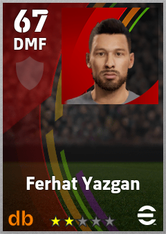 Ferhat Yazgan eFootball player card