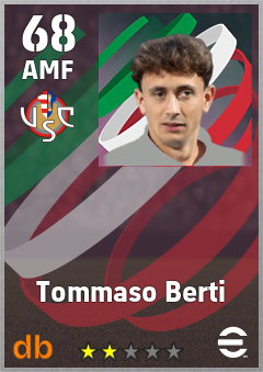 Tommaso Berti — AMF, OVR 68, MAX 68