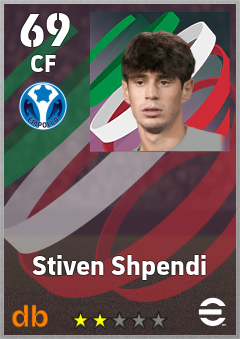 Stiven Shpendi eFootball player card