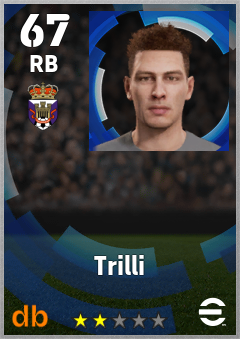 Trilli — RB, OVR 67, MAX 67