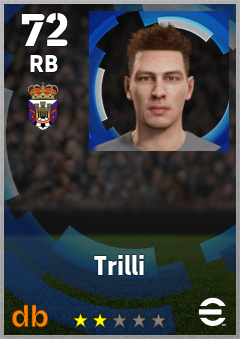 Trilli — RB, OVR 72, MAX 72