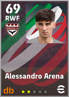 Alessandro Arena — RWF, OVR 69, MAX 69