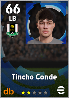 Tincho Conde — LB, OVR 66, MAX 66