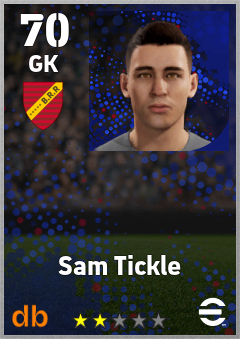 Sam Tickle eFootball player card