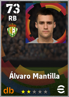 Álvaro Mantilla — RB, OVR 73, MAX 73
