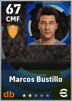 Marcos Bustillo — CMF, OVR 67, MAX 67