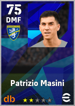 Patrizio Masini — DMF, OVR 75, MAX 75