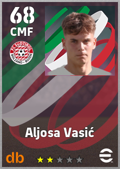 Aljosa Vasić — CMF, OVR 68, MAX 68
