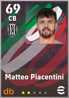 Matteo Piacentini eFootball player card
