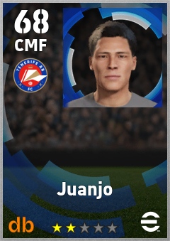 Juanjo — CMF, OVR 68, MAX 68