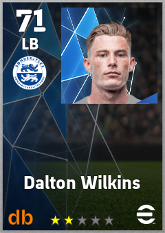 Dalton Wilkins — LB, OVR 71, MAX 71