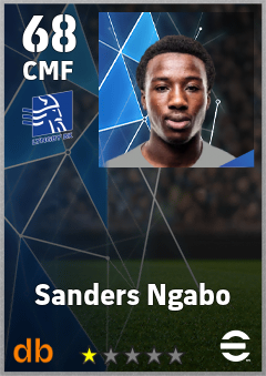 Sanders Ngabo — CMF, OVR 68, MAX 68