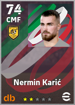 Nermin Karić — CMF, OVR 74, MAX 74