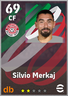 Silvio Merkaj — CF, OVR 69, MAX 69