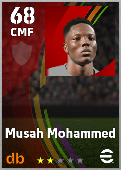 Musah Mohammed eFootball player card
