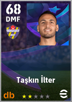 Taşkın İlter — DMF, OVR 68, MAX 68