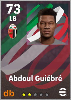Abdoul Guiébré — LB, OVR 73, MAX 73