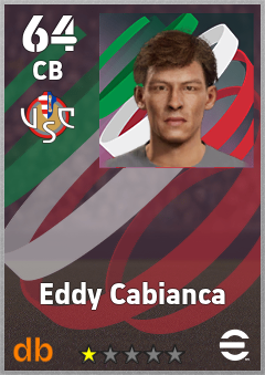 Eddy Cabianca — CB, OVR 64, MAX 64
