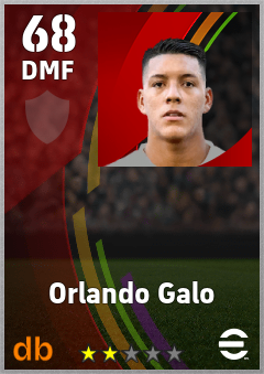 Orlando Galo — DMF, OVR 68, MAX 68