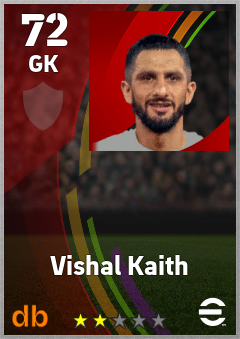 Vishal Kaith eFootball player card