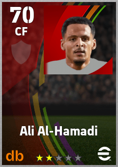 Ali Al-Hamadi eFootball player card
