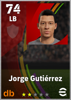 Jorge Gutiérrez eFootball player card
