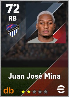 Juan José Mina eFootball player card