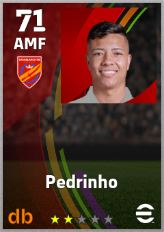 Pedrinho — AMF, OVR 71, MAX 71