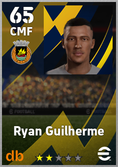 Ryan Guilherme — CMF, OVR 65, MAX 65