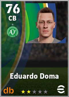 Eduardo Doma — CB, OVR 76, MAX 76