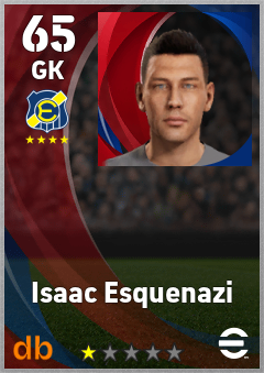 Isaac Esquenazi — GK, OVR 65, MAX 65