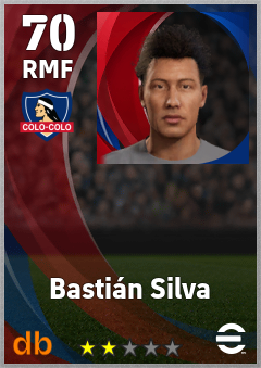Bastián Silva — RMF, OVR 70, MAX 70