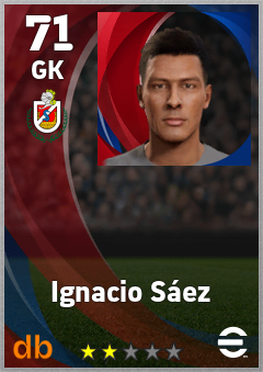 Ignacio Sáez — GK, OVR 71, MAX 71