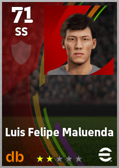 Luis Felipe Maluenda — SS, OVR 71, MAX 71