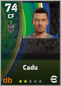 Cadu — CF, OVR 74, MAX 74