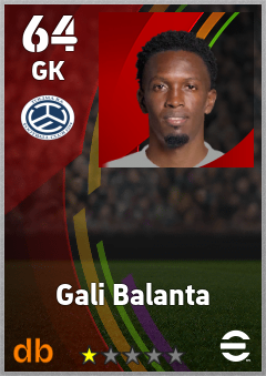 Gali Balanta — GK, OVR 64, MAX 64