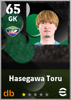 Hasegawa Toru — GK, OVR 65, MAX 65