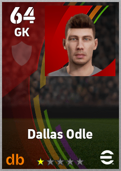 Dallas Odle eFootball player card
