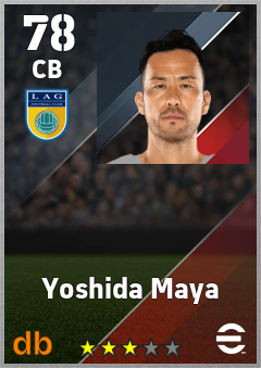 Yoshida Maya — CB, OVR 78, MAX 78