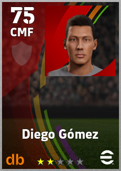 Diego Gómez eFootball player card