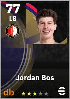 Jordan Bos — LB, OVR 77, MAX 77