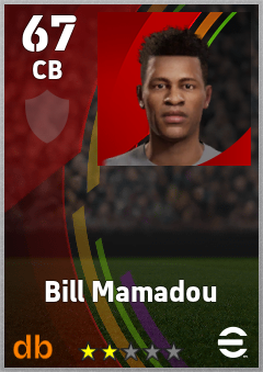 Bill Mamadou eFootball player card