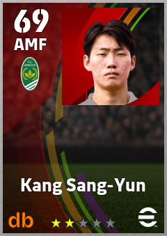 Kang Sang-Yun — AMF, OVR 69, MAX 69