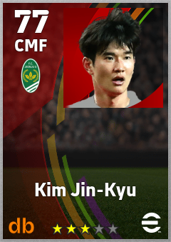 Kim Jin-Kyu eFootball player card