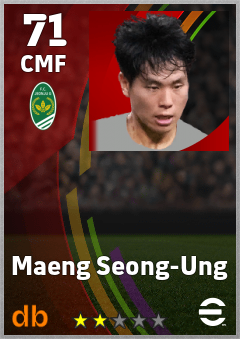 Maeng Seong-Ung eFootball player card