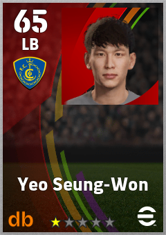 Yeo Seung-Won eFootball player card