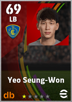 Yeo Seung-Won — LB, OVR 69, MAX 69